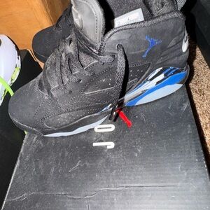 Jordan Kids Sneakers Black and Blue